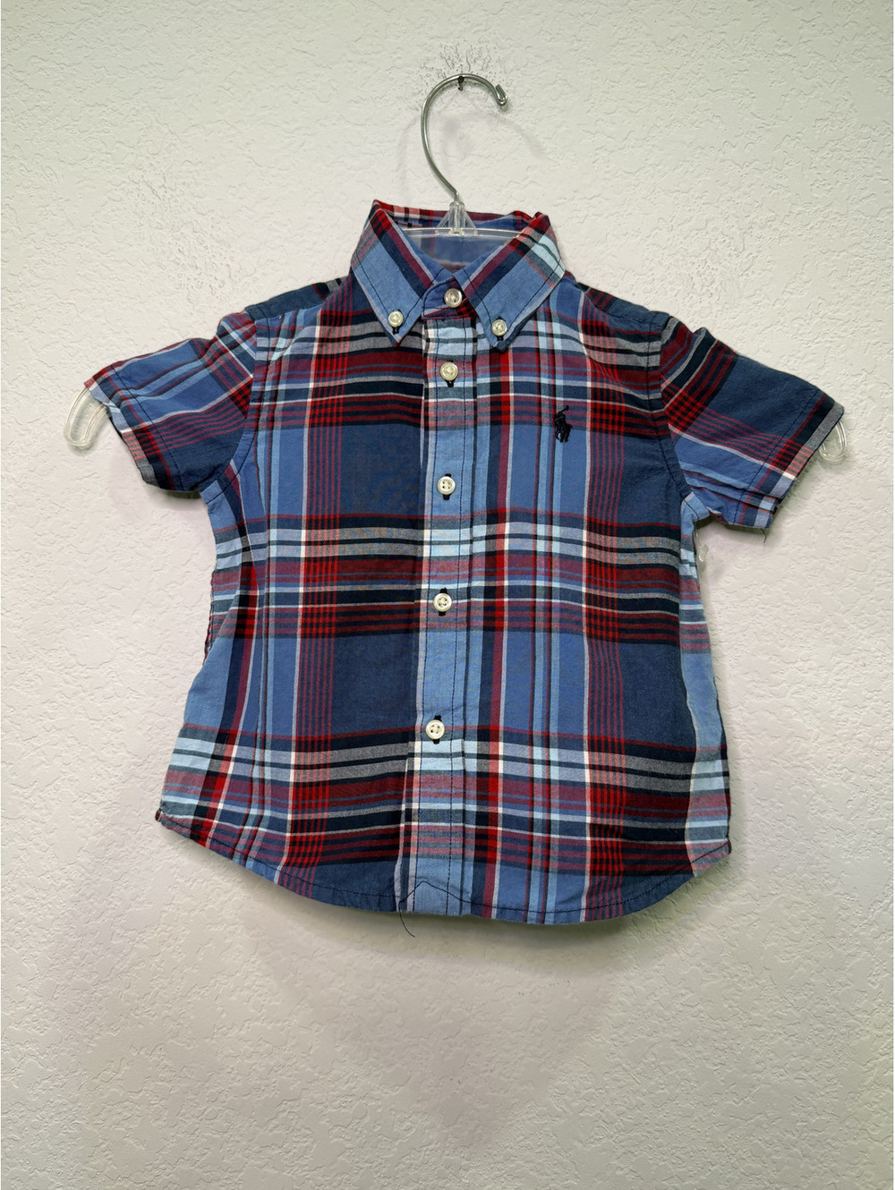 Ralph Lauren Toddler Plaid Button Down - 12 months